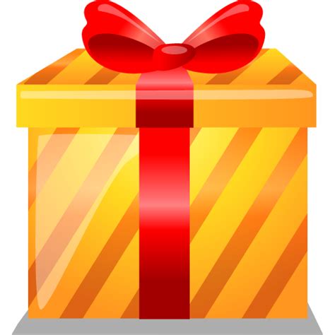 Orange Gift Icon, PNG ClipArt Image | IconBug.com