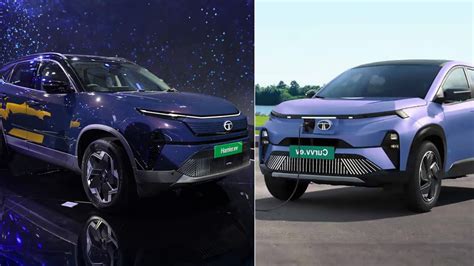 Tata Harrier EV vs Curvv EV Comparison -Specs, Features, Etc