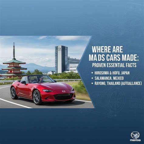 Where Are Mazda Cars Made: Proven Essential Facts