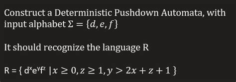 Image result for Deterministic Pushdown Automata Examples