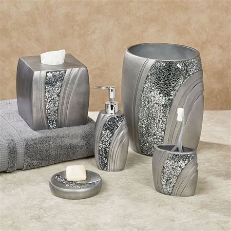 Modern Grey Bathroom Accessories at Sabrina Evans blog