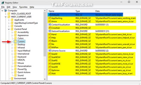 Image result for Change Pointer Color in Windows
