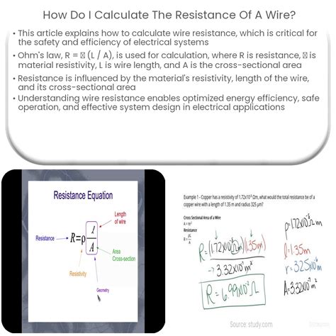 How do I calculate the resistance of a wire?