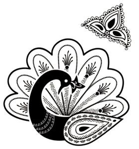 Smilendeal T2117 Peacock Temp Body Tattoo - Black - Price in India, Buy ...