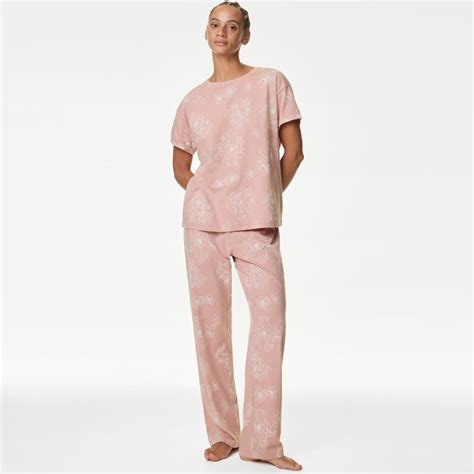 Women Pure Cotton Printed Round Neck Short Sleeves Night suit