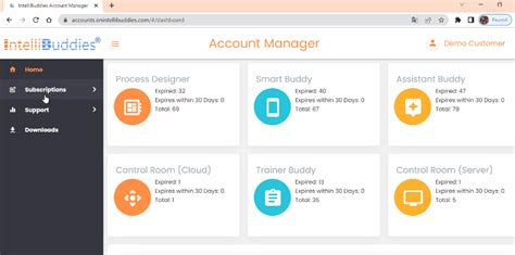 Manage your Customer Account | IntelliBuddies® Documentation Portal