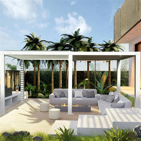 Taipeng Roof Outdoor Aluminum Pergola China Manufacturing Hand Carved ...