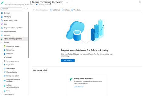 Image result for Mirroring MySQL in Fabric Database
