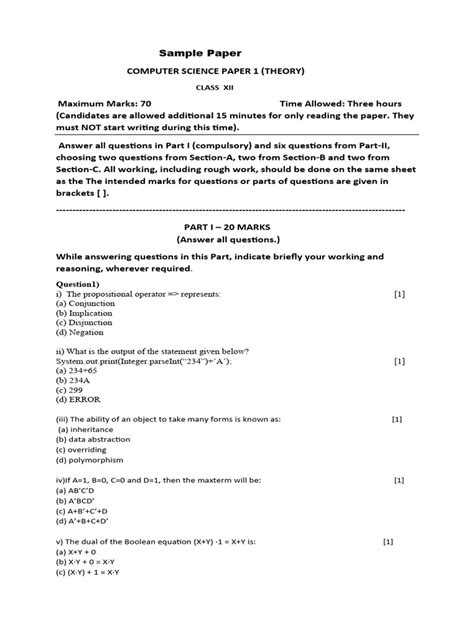 Image result for Computer Science Paper Format