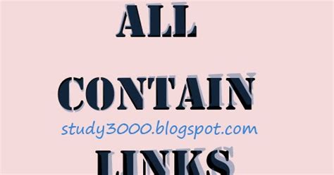 All Contain of site ~ Study 3000