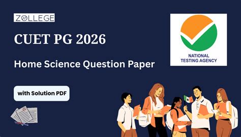 CUET PG 2026 Home Science Question Paper with Solution Pdf (Available)