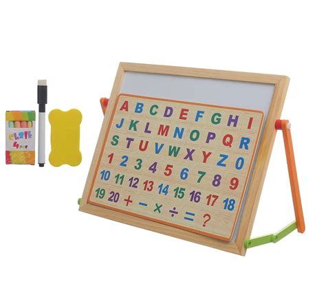 HALO NATION ® Wooden Writing Board with Magnetic Letters - Great ...