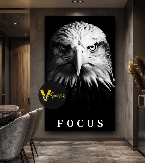 Eagle Focus V1 Canvas Painting – VQuirky