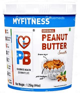 My Fitness Original Smooth Peanut Butter 1250 Gm - Uses, Side Effects ...