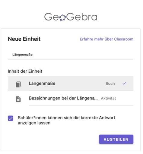 GeoGebra Classroom 的图像结果