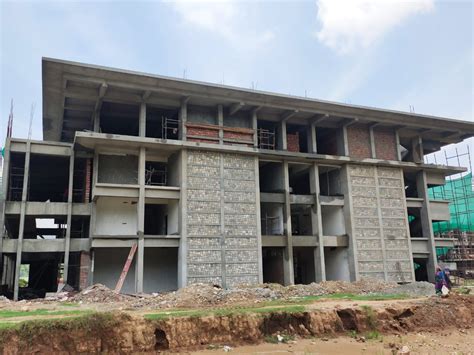 Status of construction of permanent campus of IIM Sirmaur as on October ...