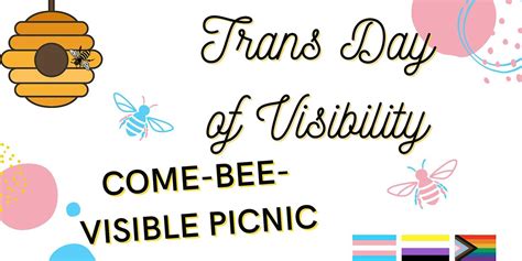 Trans Day of Visibility: Come-Bee-Visible Picnic, Orygen Youth Health ...