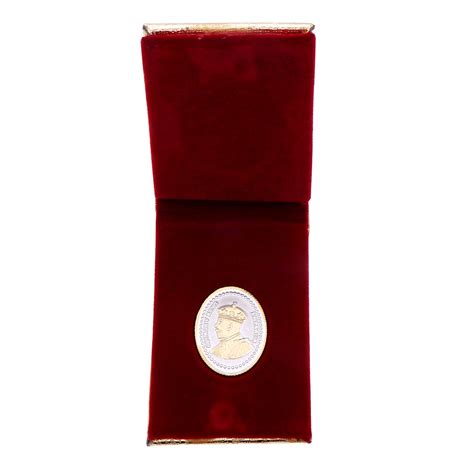 10 Grams Emperor / King George V 10 Grams Gold Plated Pure Silver Coin