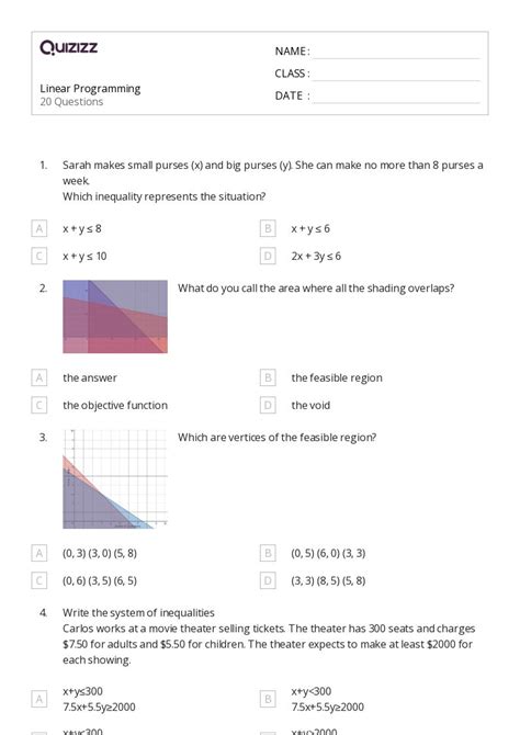 50+ Linear Equations worksheets for 3rd Class on Quizizz | Free & Printable