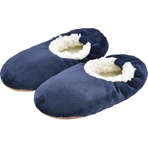 Slipper Socks For Men 4 Pack Cozy Men's Non-Skid Soft Fuzzy Socks With ...