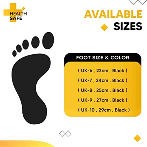 HEALTH SAFE Gum Boot For Men, "28.5cm Height" (Size: 10,Black) Flexible ...