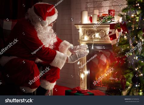 Image result for Santa Log Fire