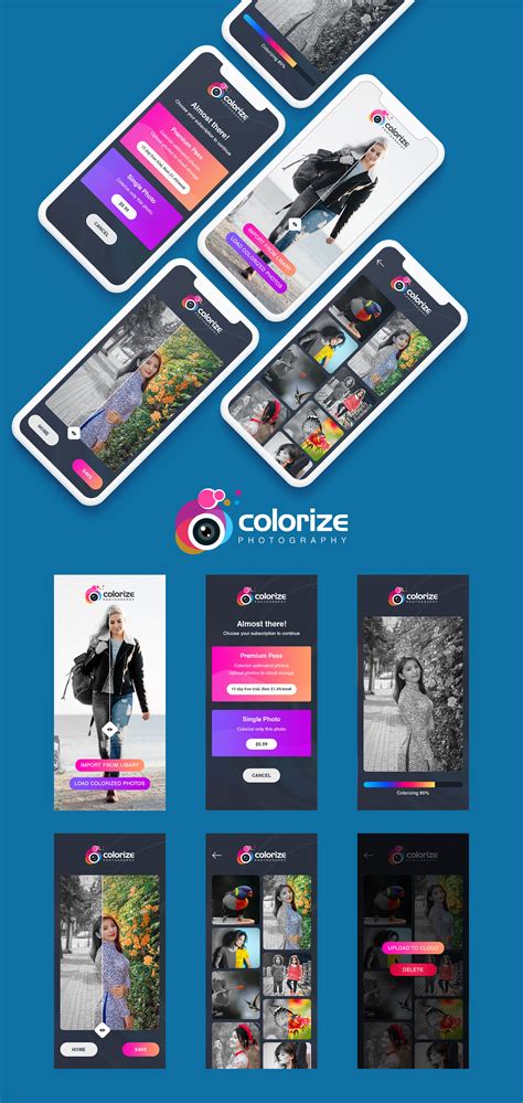 Colorize App 的图像结果