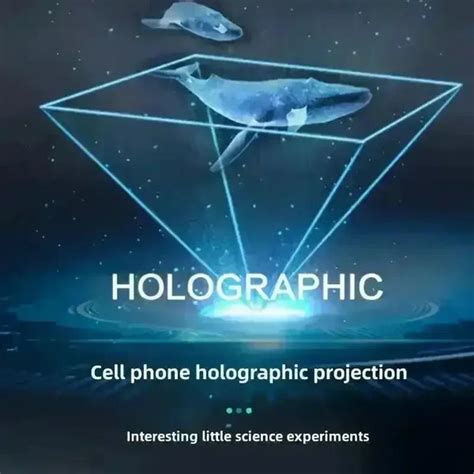 3d Holographic Phone Projector Science Toy For Kids