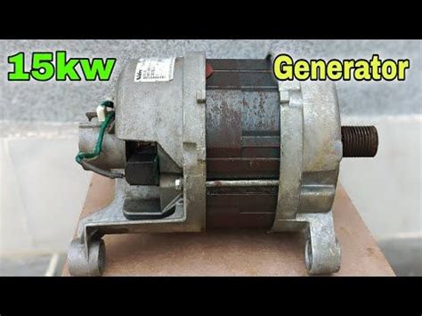 Image result for Washing Machine Motor Generator DIY