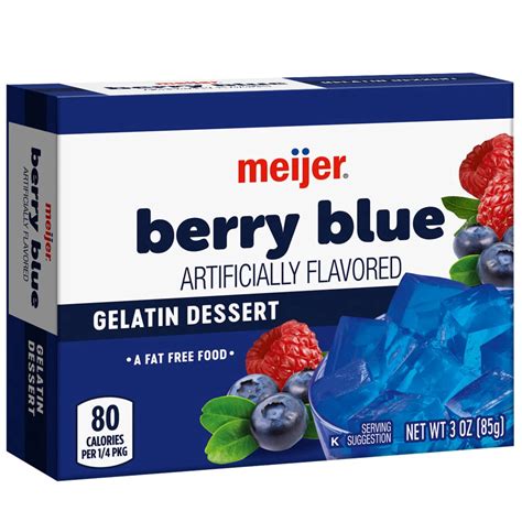 Meijer Berry Blue Gelatin 3 oz | shipt
