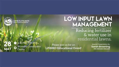 Low Input Lawn Management Presentations - What can you do to help ...