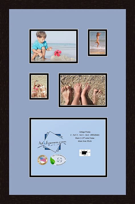 Art to Frames Double-Multimat-309-835/89-FRBW26061 Collage Frame Photo ...