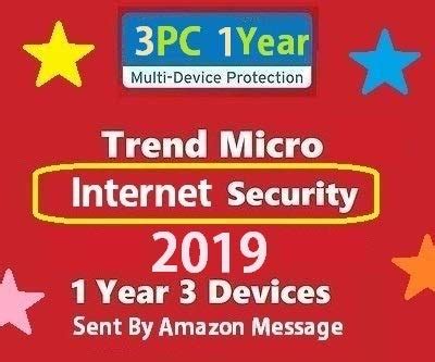 Trend Micro Internet Security 2020 3 User, 1 YEAR (Single Key) (Amazon ...