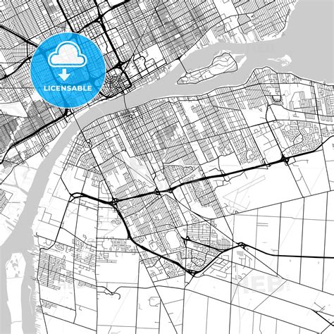 Map Of Downtown Windsor Ontario Canada Where Is Windsor? MapTrove