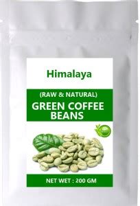 HIMALAYA NATURAL GREEN COFFEE BEANS ( 200 GM ) Roast & Ground Coffee ...