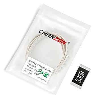 Chanzon 100pcs 1206 SMD Resistor 330 Ω ohm 1/4W 0.25W ±1% Tolerance ...