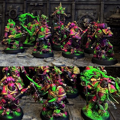 Plague Marine Kill Team Death Guard Emperors Children Warhammer 40,000 ...