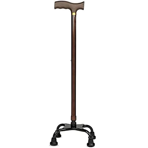 4 Leg Aluminum Walking Stick for Old Age People, Senior Citizen ...