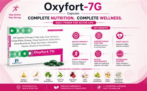 Bioford Oxyfort 7G Multivitamins & Omega-3 Fatty Acids Capsules