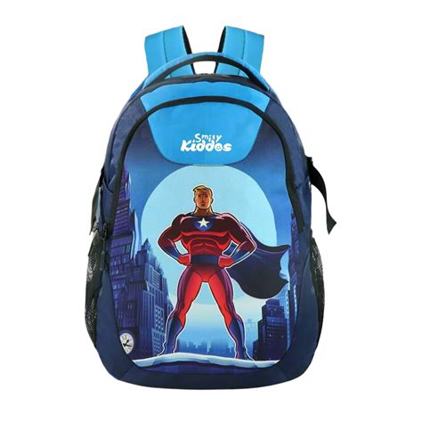 Junior victor School Backpack - Blue – Smily Kiddos