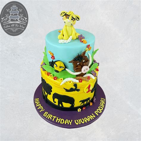 2-Tier Lion King Simba Theme Cake – Cakes All The Way