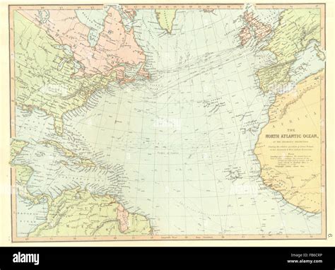 Map north atlantic
