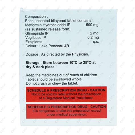 Glimisave MV 2mg 15's – ETABX