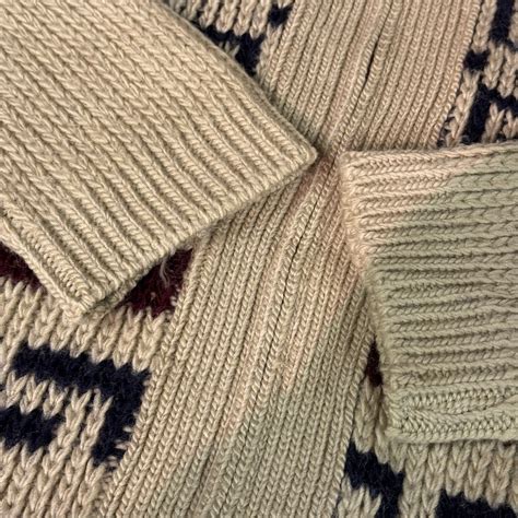 80's PENDLETON Shawl Collar Zip Sweater | DESERTSNOW
