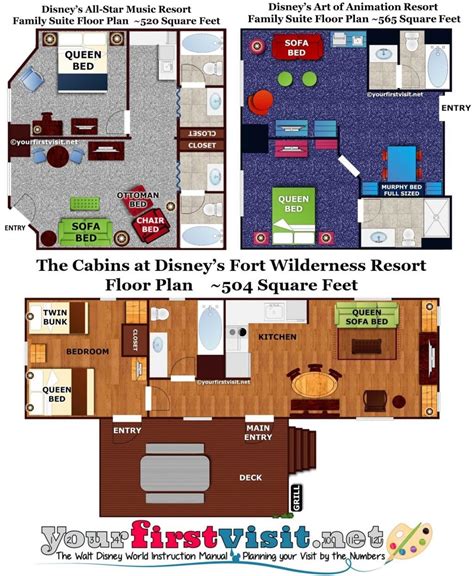 Disney Art Of Animation Resort Family Suite Floor Plan | Floor Roma