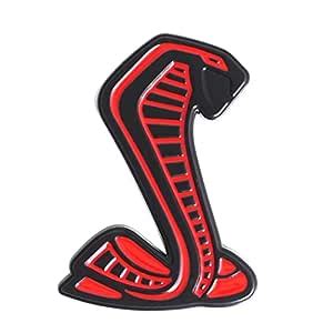 SEMAPHORE® Cobra Logo 3D Metal Super Snake Front Hood Grille Badge ...