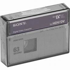 dv cassette sony videographer grade 63 minute hdv mini dv hdm63vg b h dv cassette sony videographer grade 63 minute hdv mini dv hdm63vg b h