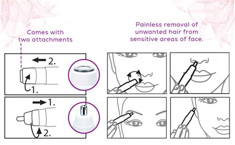 Beurer Face Mini Hair Remover HL16 Limited Edition, Electric Facial ...