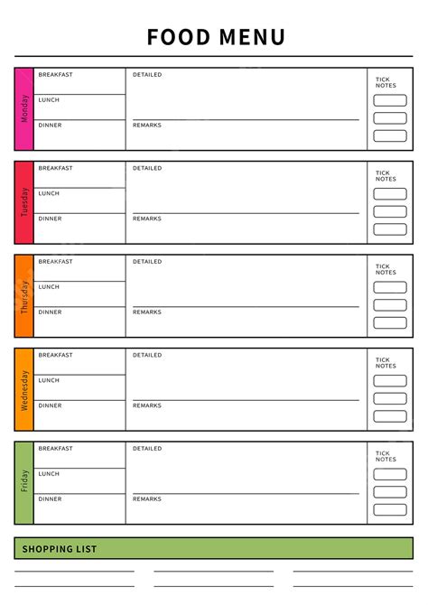 Free Menu Template Templates In Microsoft Word And Google Docs - Slidesdocs