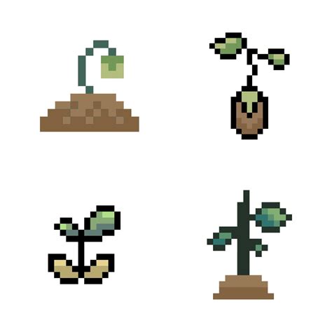 classic sprout pixel drawing 58565128 Vector Art at Vecteezy